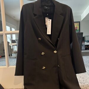 MINKPINK Women's Norma Black Blazer Dress